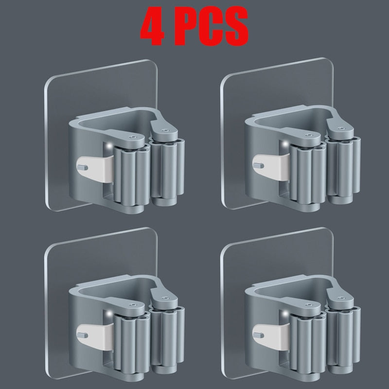 4 x Crochet mural auto-adhésif multi-usage