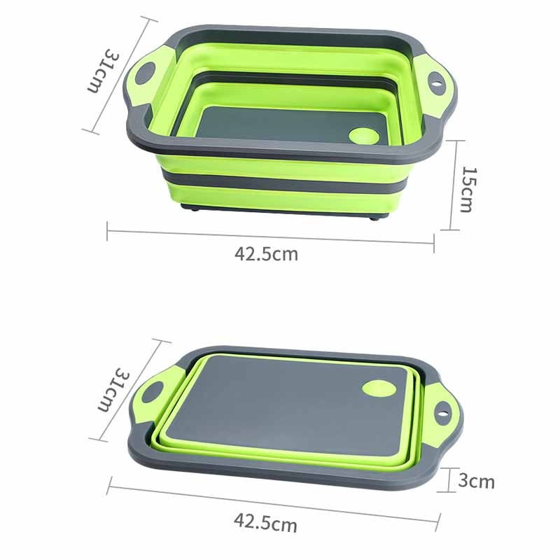 Planche à découper pliable multifonctions