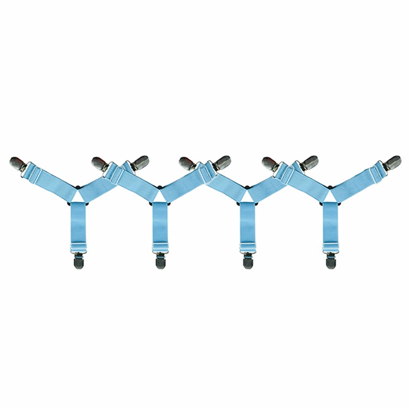 Lot de 4 Attaches Anti Glisse Drap de Dessous