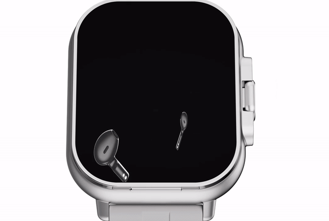 Montre intelligente connectée 2 en 1 avec écouteurs + Bracelet OFFERT