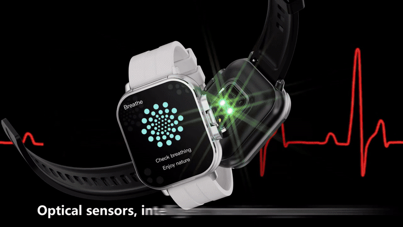 Montre intelligente connectée 2 en 1 avec écouteurs + Bracelet OFFERT