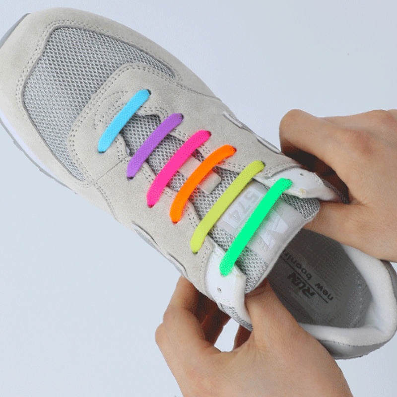 QUICK LAZY SHOELACE - 14x Lacets en silicone sans laçage