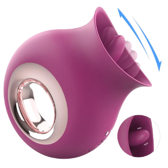 LICKY - Mini vibromasseur stimulateur cunnilingus 2 en 1