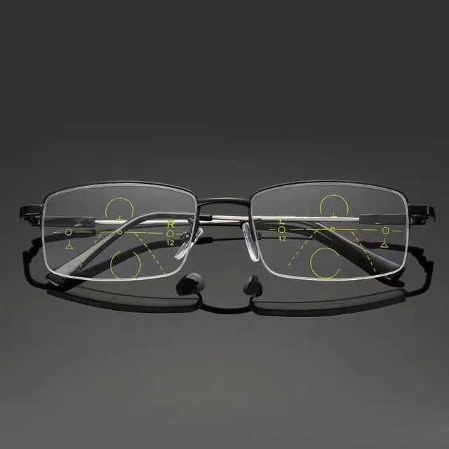 Lunettes mixtes progressives à branches flexibles