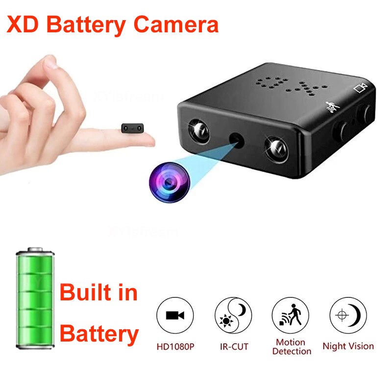 Mini caméra discète Full HD 1080P