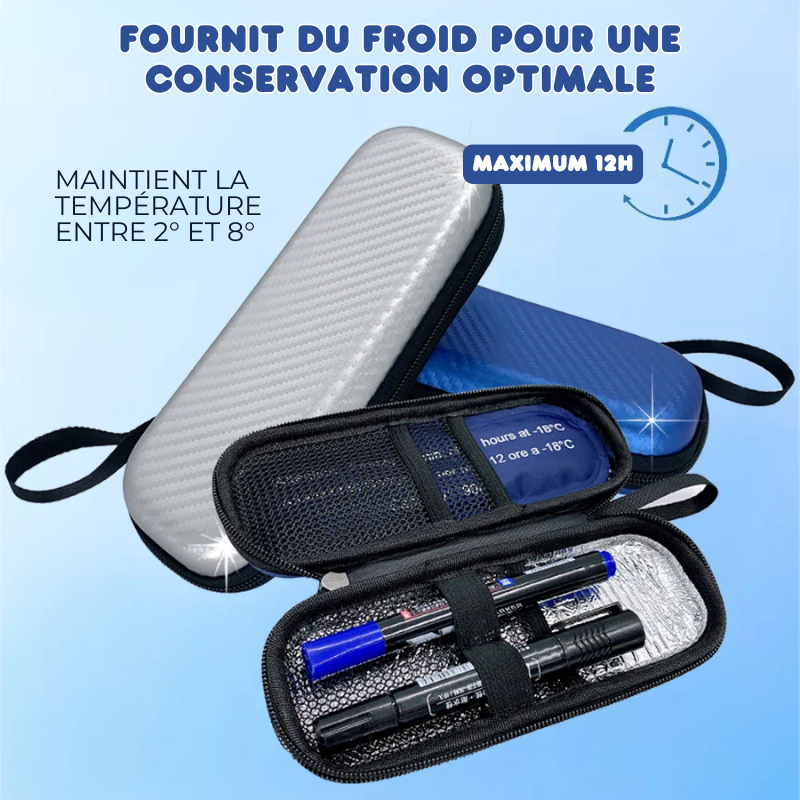 Pochette Isotherme pour Insuline Diabétique