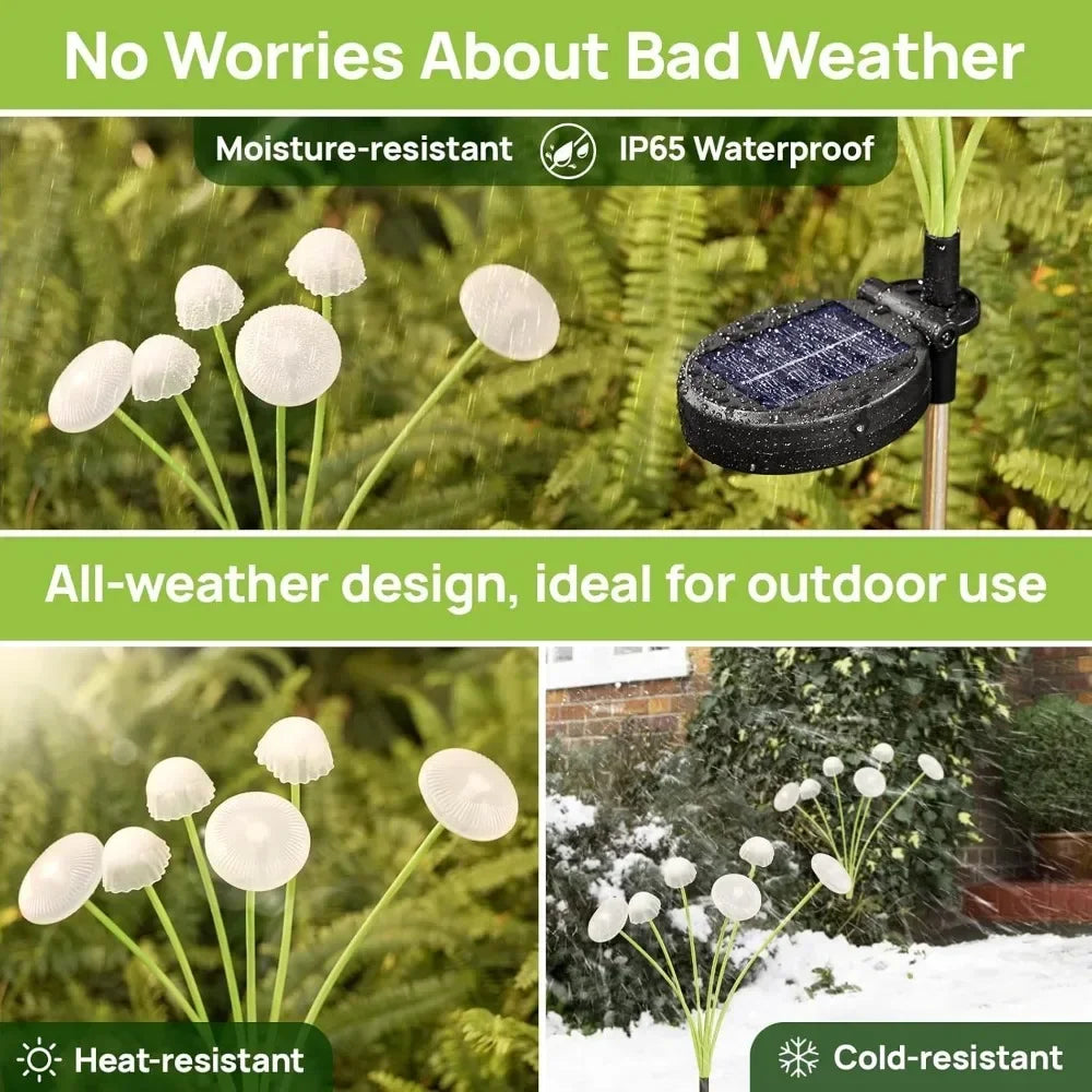 Medusa - Lampes Solaires de Jardin en Forme de Méduse