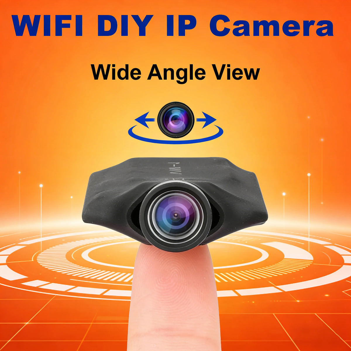 Mini Caméra WiFi HD 1080P – Détection de Mouvement et Enregistrement Vidéo pour Sécurité Domestique