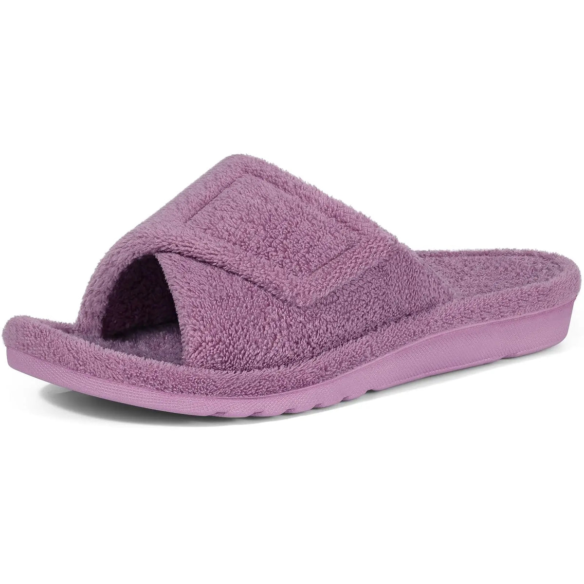 Pantoufles à Bout Ouvert Réglables Ultra-Moelleuses & Confortables – Idéales Maison & Détente