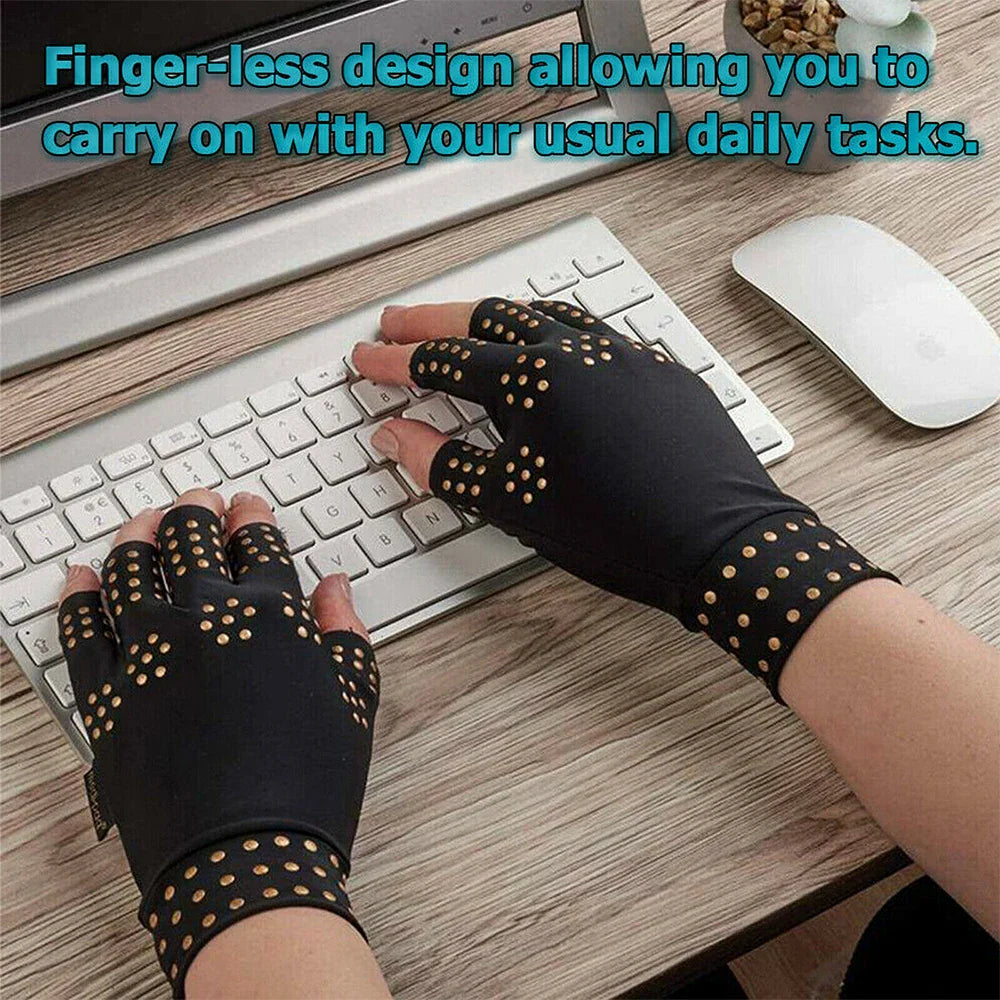 Gants Thérapeutiques Magnétiques Anti-Douleurs Articulaires