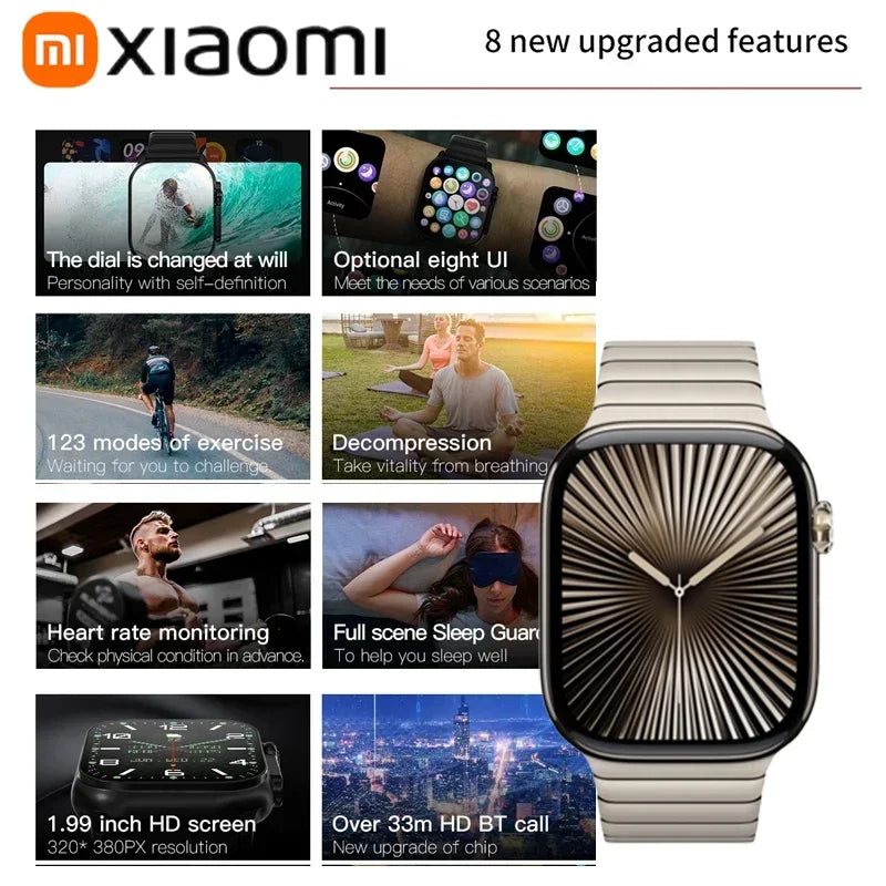 Montre intelligente XIAOMI C10 Pro - Suivi Santé, GPS, Appel, Jeux...