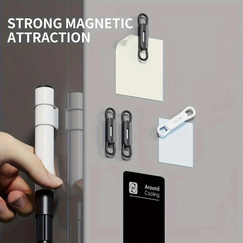 Lot de 6 Supports Magnétiques en Silicone - Flexibles, Élastiques & Réglables