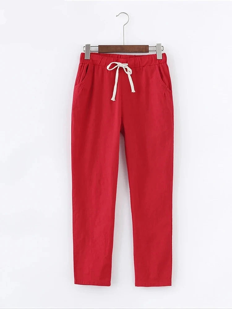 Pantalon Lin et Coton - Femme