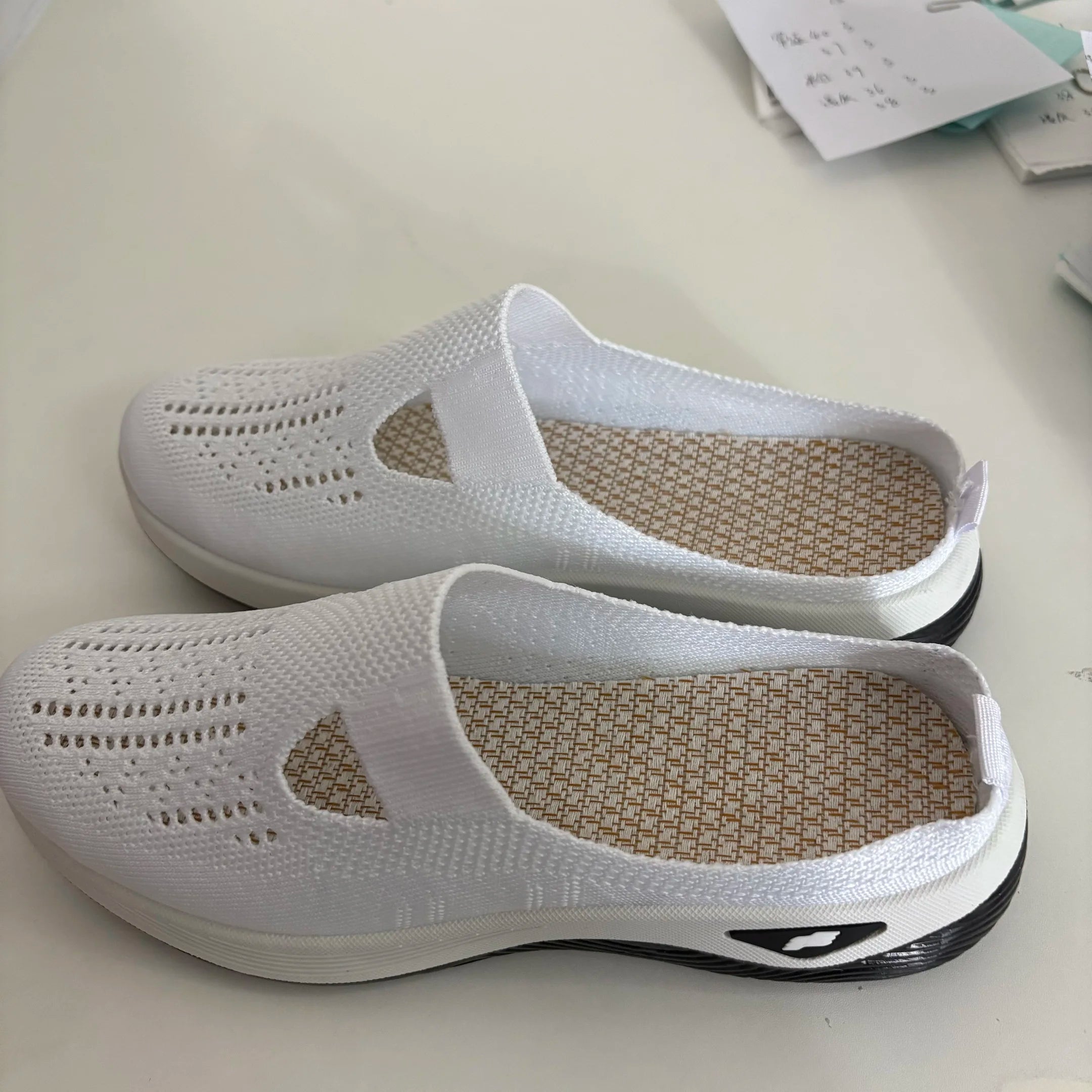 Mules Orthopédiques Respirantes à Talon Souple