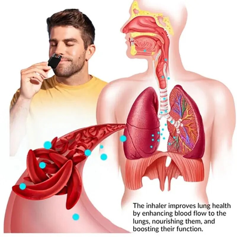 Inhalateur nasal pour nettoyage des sinus