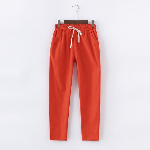 Pantalon Lin et Coton - Femme