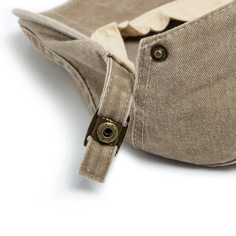 Béret Vintage en Denim Réglable Homme
