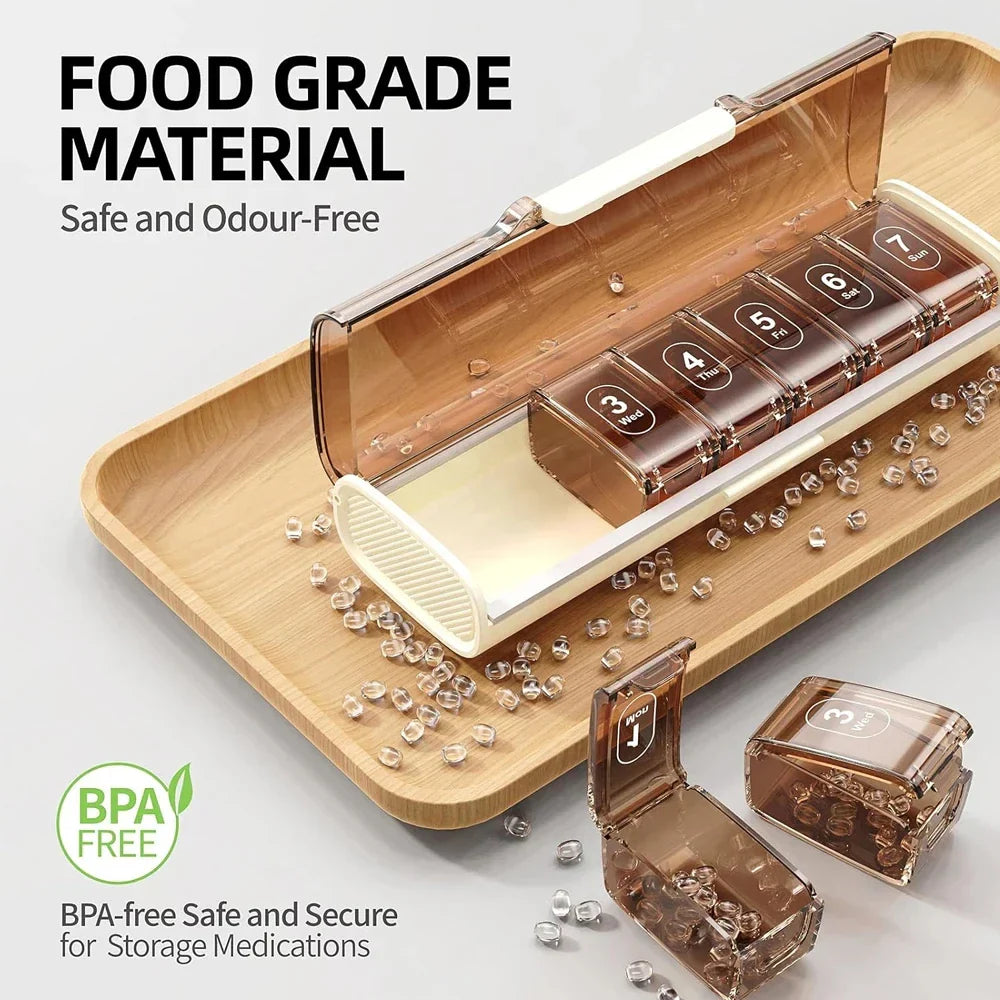 Pilulier de Poche Semainier 7J