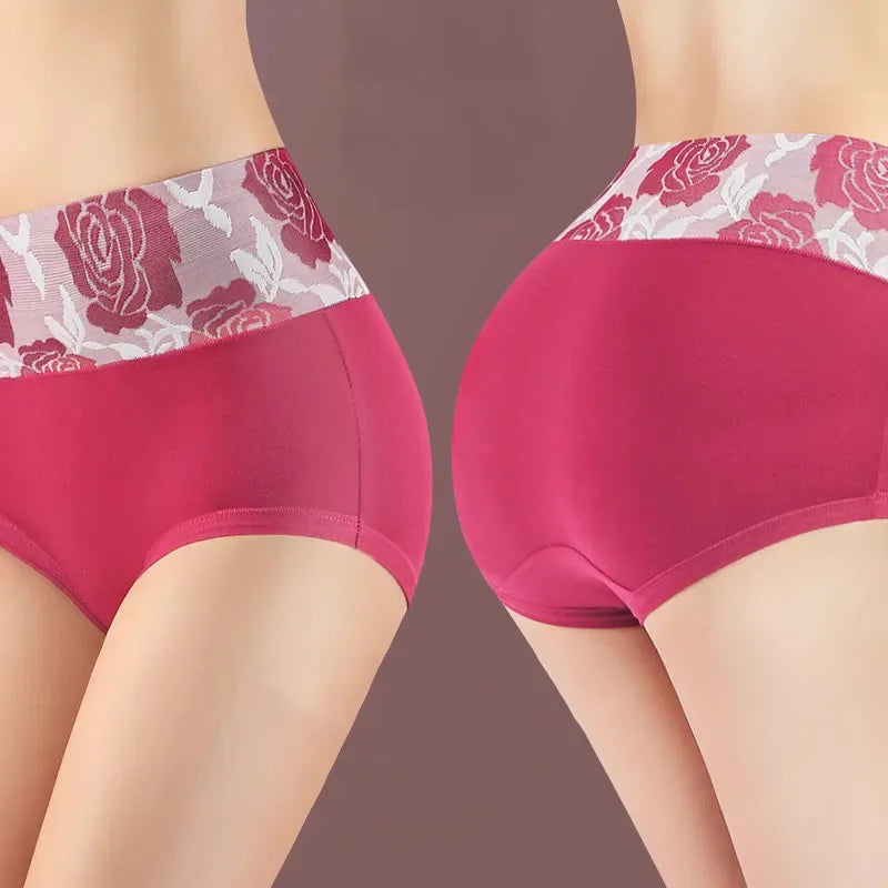 Ensemble de 5 culottes taille haute en coton - Confort et amincissement