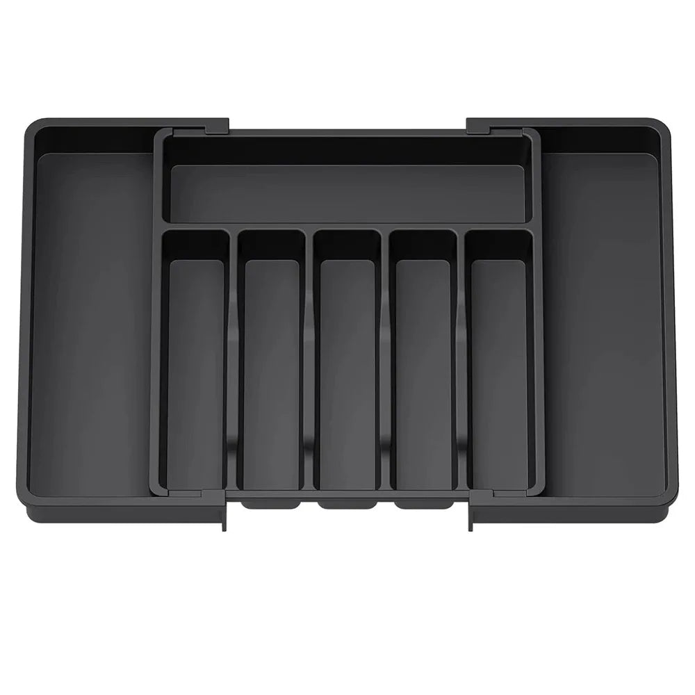 Organisateur de Couverts & Ustensiles de Cuisine Réglable pour Tiroir