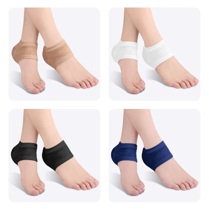 Lot de 2 Coussinets de Talon en Gel de Silicone – Protection, Confort et Soin des Pieds