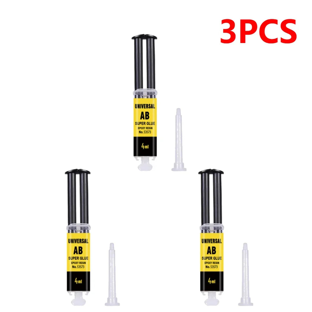 3x Colles AB Universelle Ultra Résistante - Multi-Matériaux