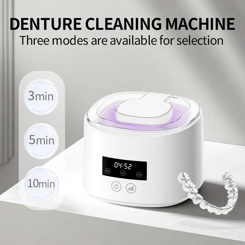 Nettoyeur Ultrasonique Dentaire 50KHz Rechargeable USB — 3 Modes