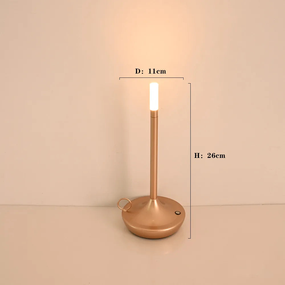 Lampe bougeoire tactile et sans fil