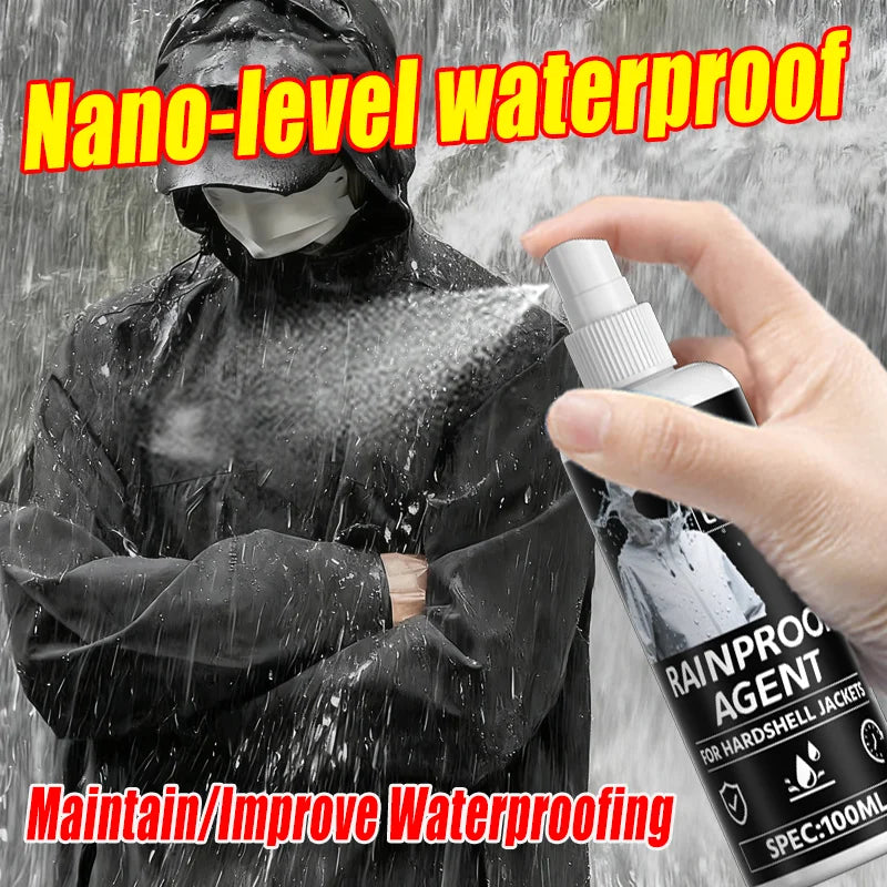 Spray Imperméabilisant Nano 100ML pour Vêtements – Protection Déperlante Anti-Eau, Huile & Taches