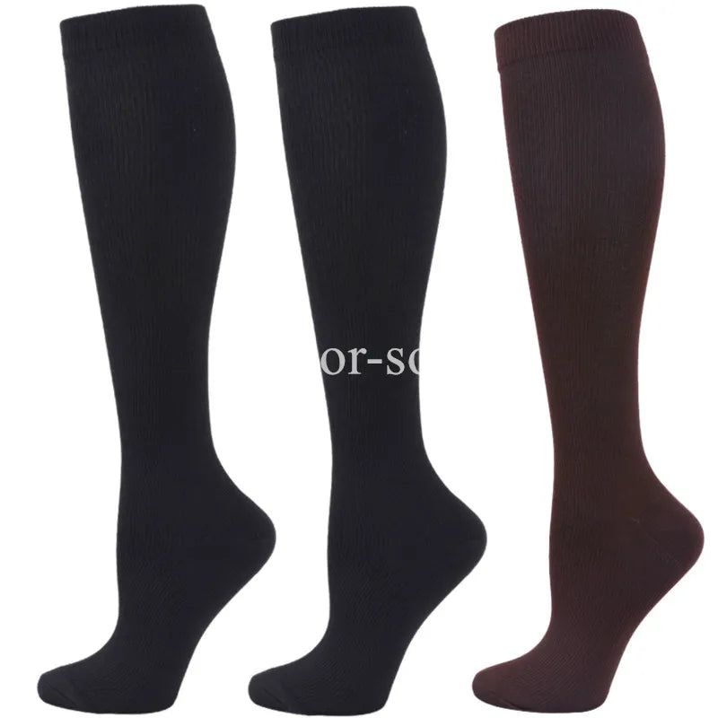 Lot de 3 Chaussettes Médicales montantes de compression