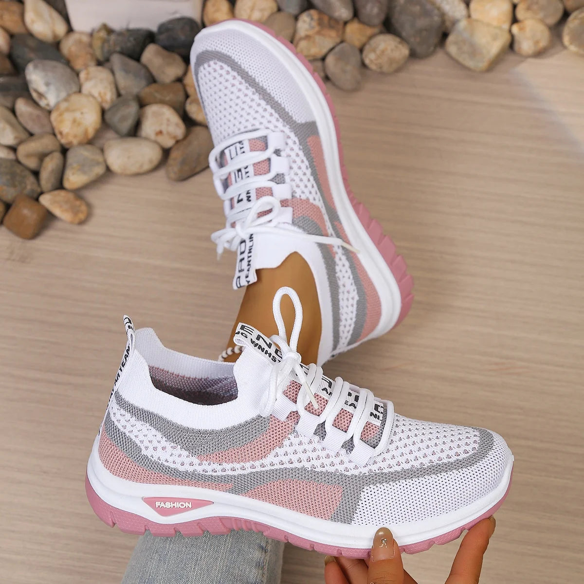 Baskets Sneakers femme bicolores — décontractées et confort quotidien