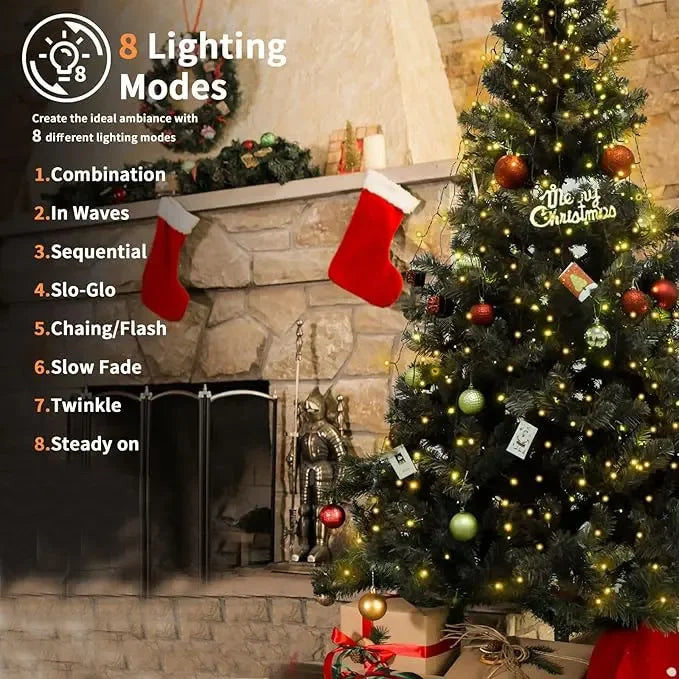 Guirlande Lumineuse pour Sapin de Noël 1.5/2/3M - Facile & Rapide à Installer