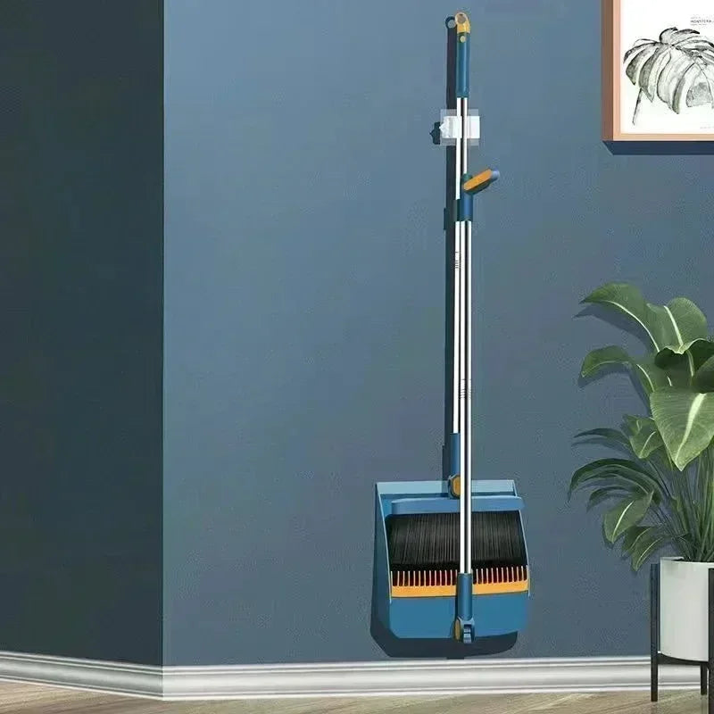 Kit Balai + Pelle à Poussière – Long Manche pour Nettoyage des Sols Sans Se Baisser
