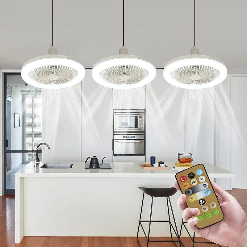 Ventilateur de Plafond Moderne À LED