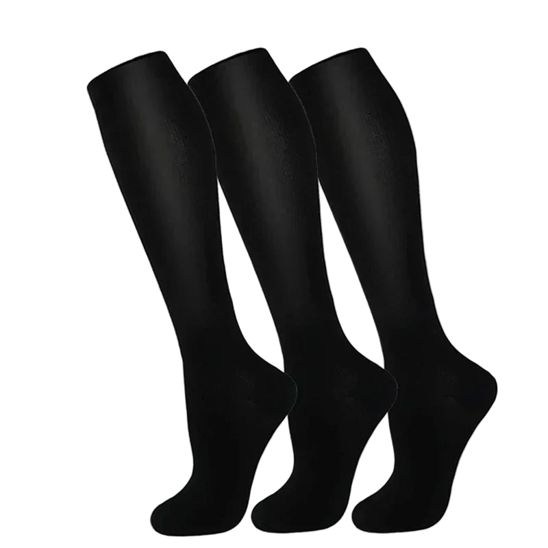 2 paires de Chaussettes de Compression – Circulation Améliorée + 1 paire OFFERTE