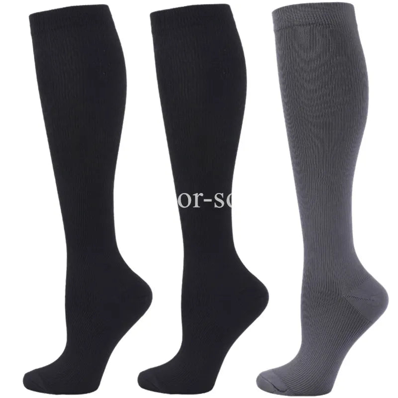 Lot de 3 Chaussettes Médicales montantes de compression