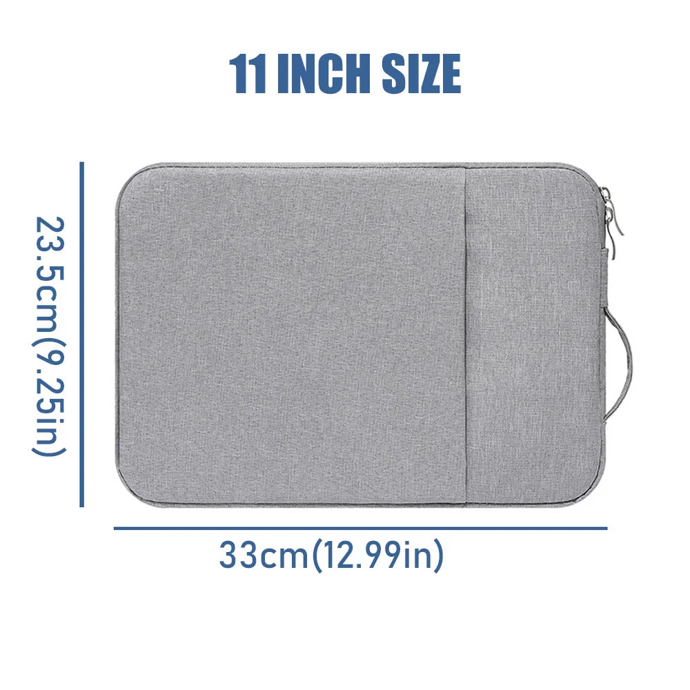 Sacoche pour Ordinateur Portable Rembourée pour 11 à 15,6 Pouces– Avec Compartiments de Rangement Intérieur