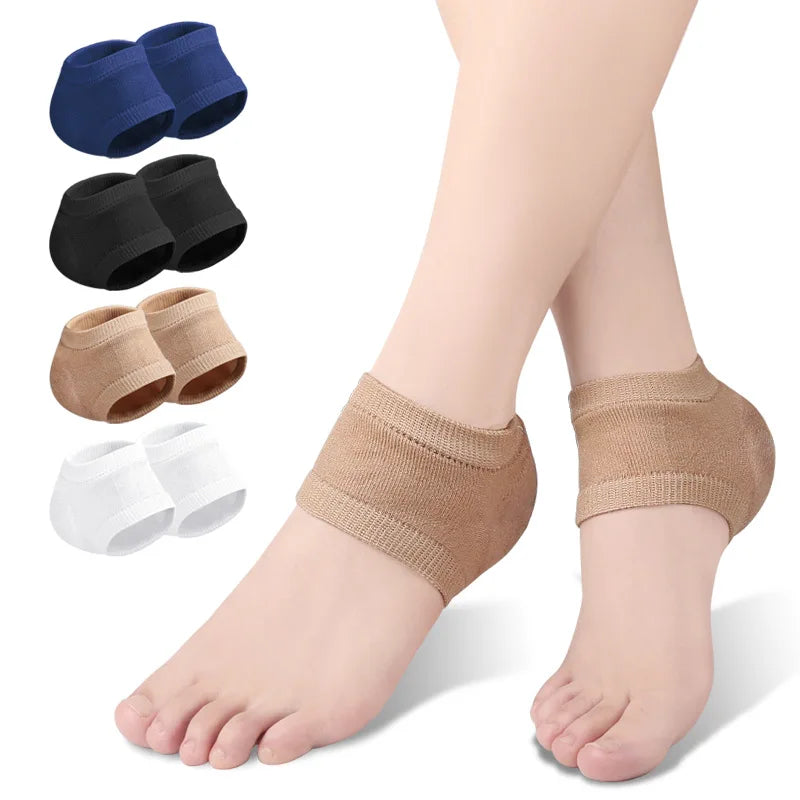 Lot de 2 Coussinets de Talon en Gel de Silicone – Protection, Confort et Soin des Pieds