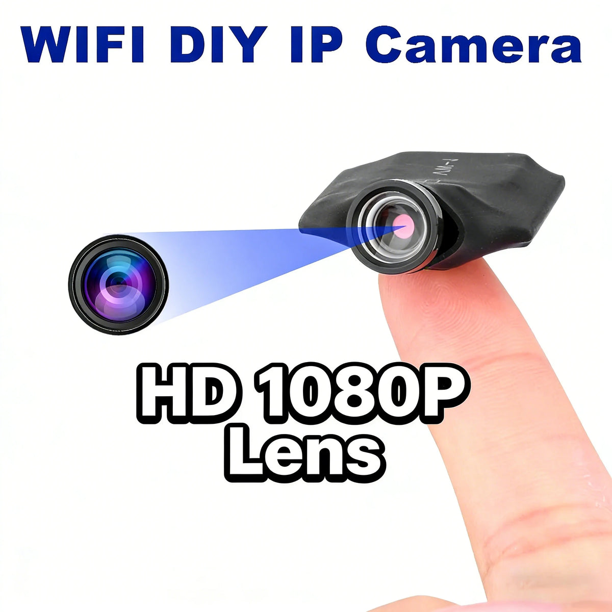 Mini Caméra WiFi HD 1080P – Détection de Mouvement et Enregistrement Vidéo pour Sécurité Domestique