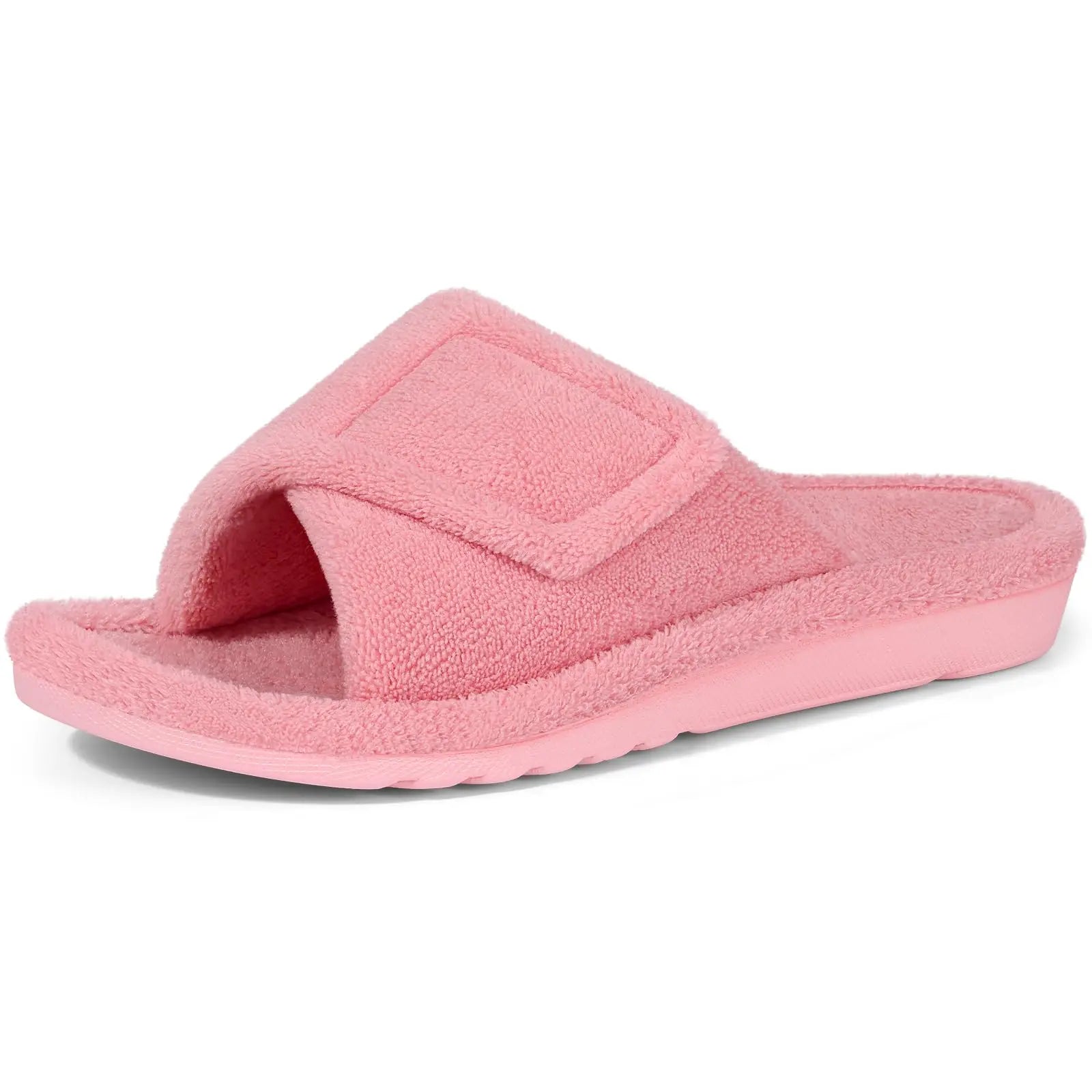 Pantoufles à Bout Ouvert Réglables Ultra-Moelleuses & Confortables – Idéales Maison & Détente