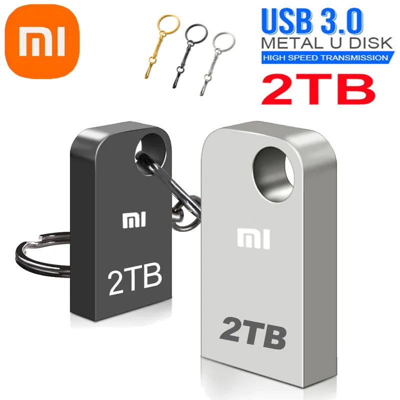 Mini clé USB 3.0 Capacité MAX - Jusqu'à 2TO + Adaptateur USB-C OFFERT