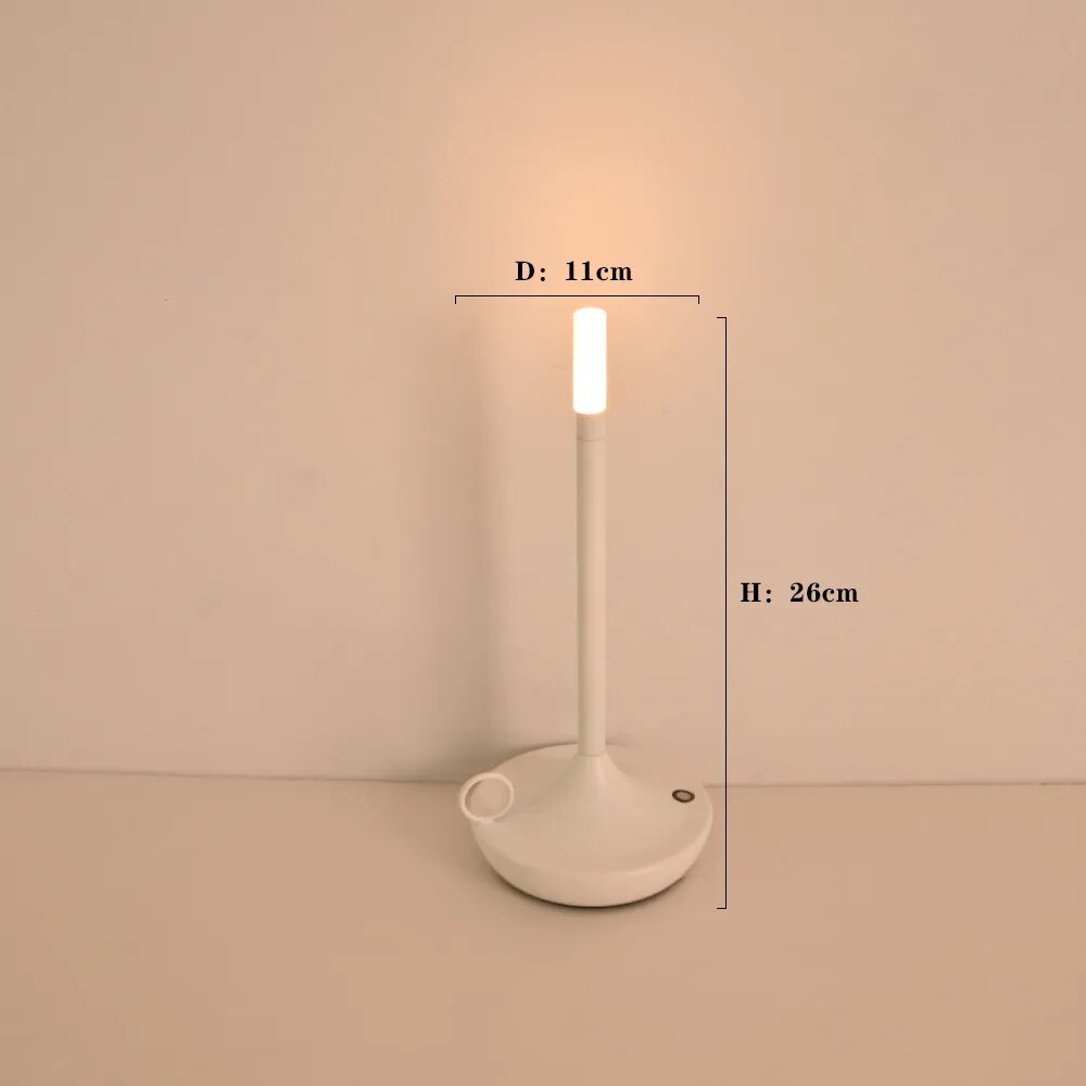 Lampe bougeoire tactile et sans fil