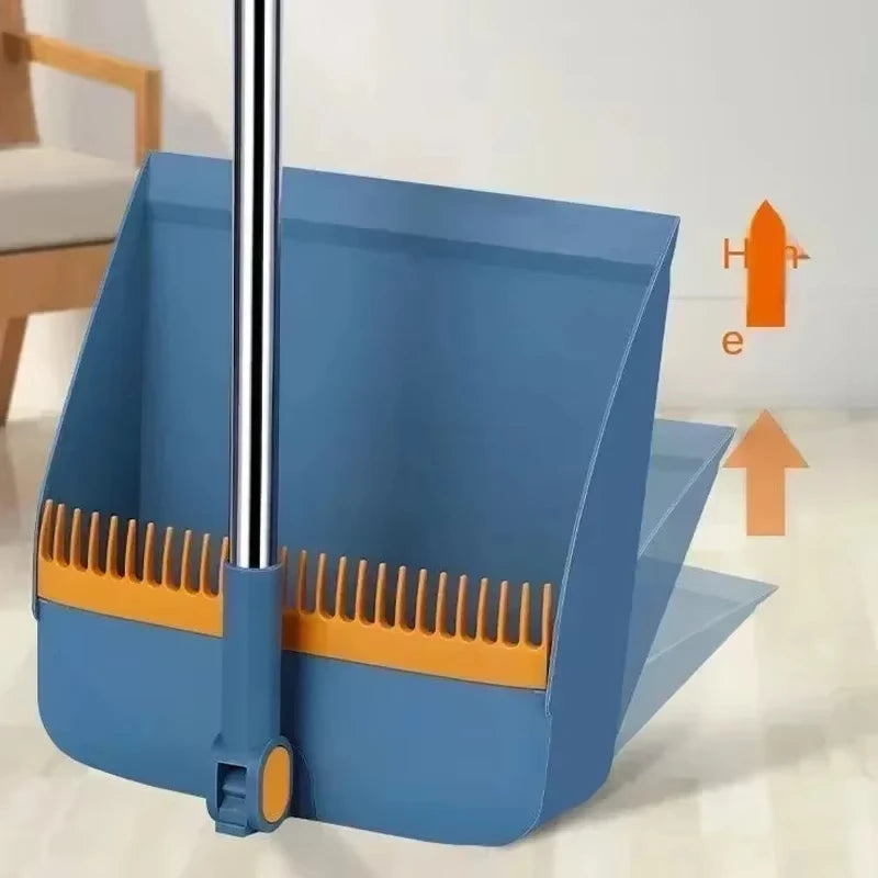 Kit Balai + Pelle à Poussière – Long Manche pour Nettoyage des Sols Sans Se Baisser