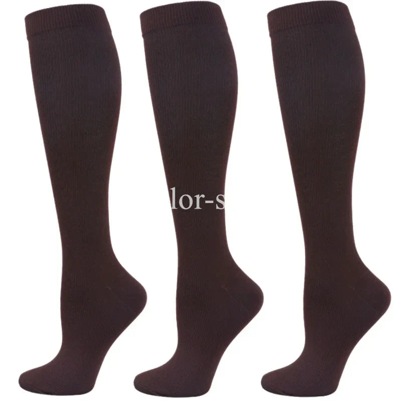 Lot de 3 Chaussettes Médicales montantes de compression