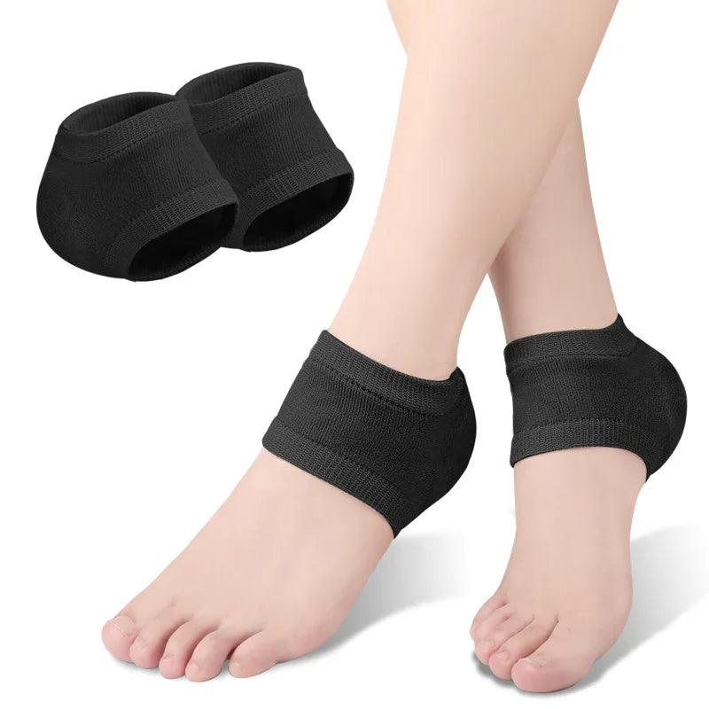 Lot de 2 Coussinets de Talon en Gel de Silicone – Protection, Confort et Soin des Pieds