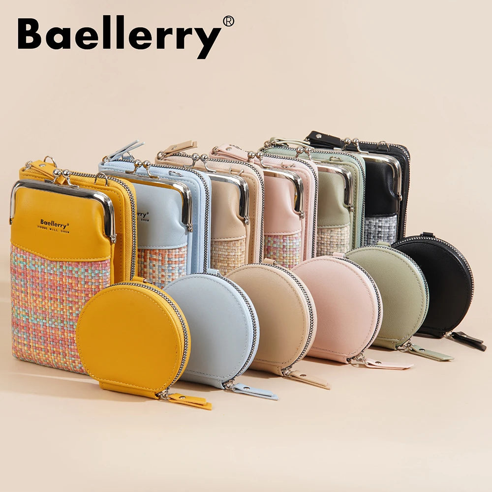 Sac Bandoulière Femme 3-en-1 avec Porte-Monnaie