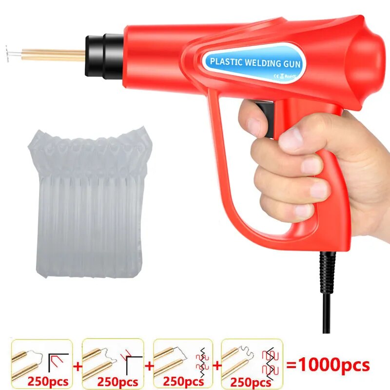 Pistolet à souder spécial plastique + 1000 agrafes