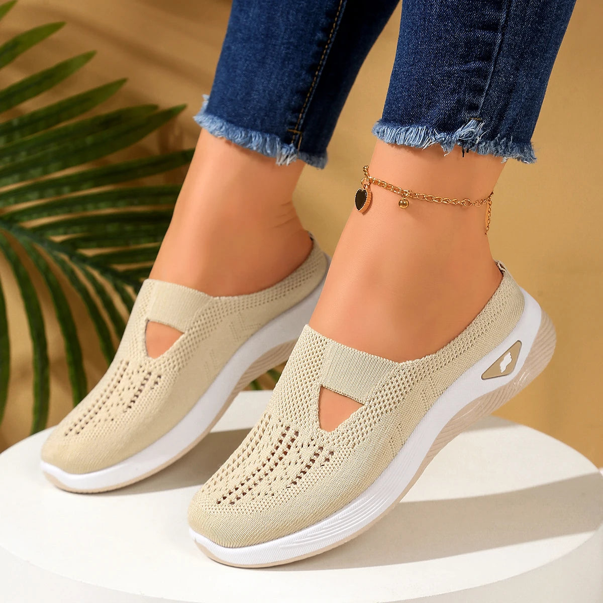 Mules d'été femme confortables et respirantes