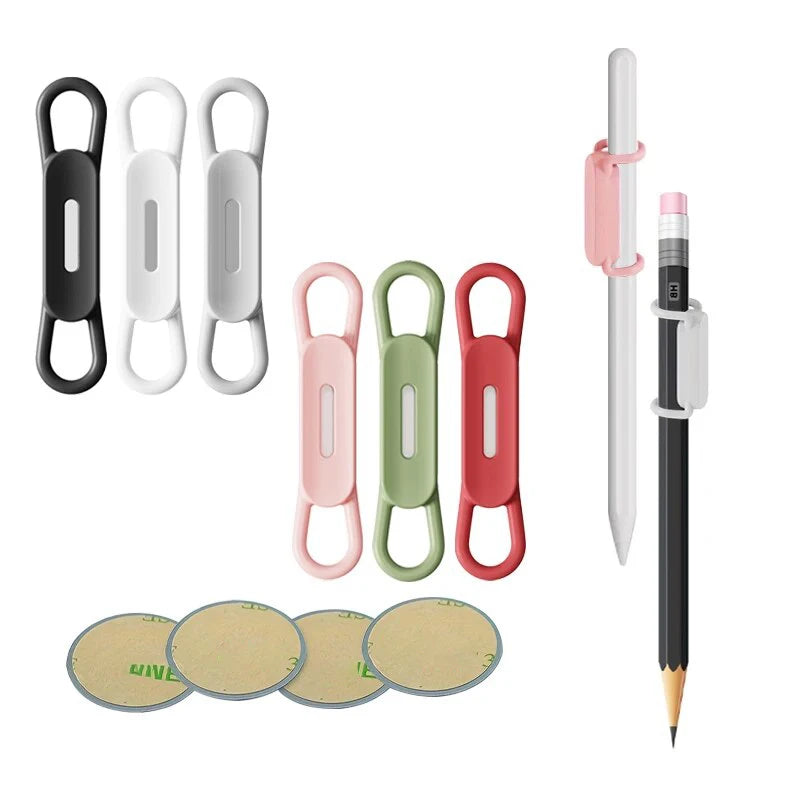 Lot de 6 Supports Magnétiques en Silicone - Flexibles, Élastiques & Réglables