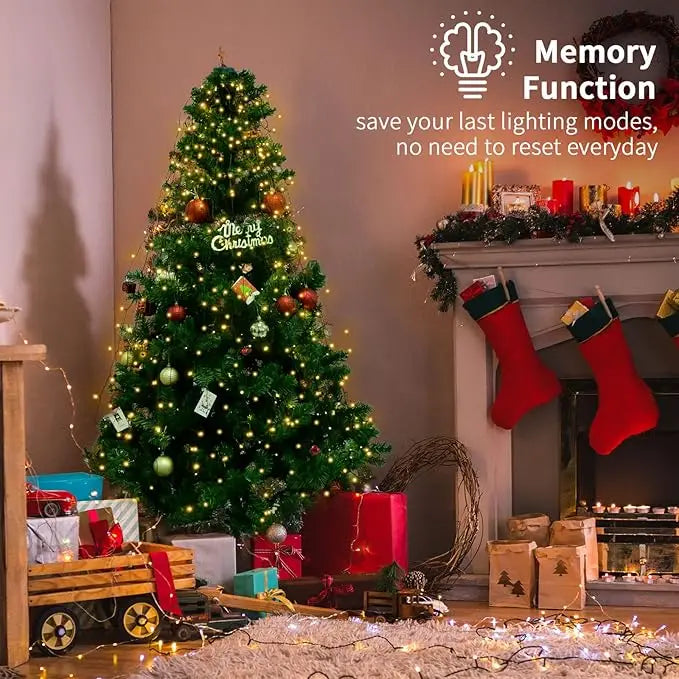 Guirlande Lumineuse pour Sapin de Noël 1.5/2/3M - Facile & Rapide à Installer